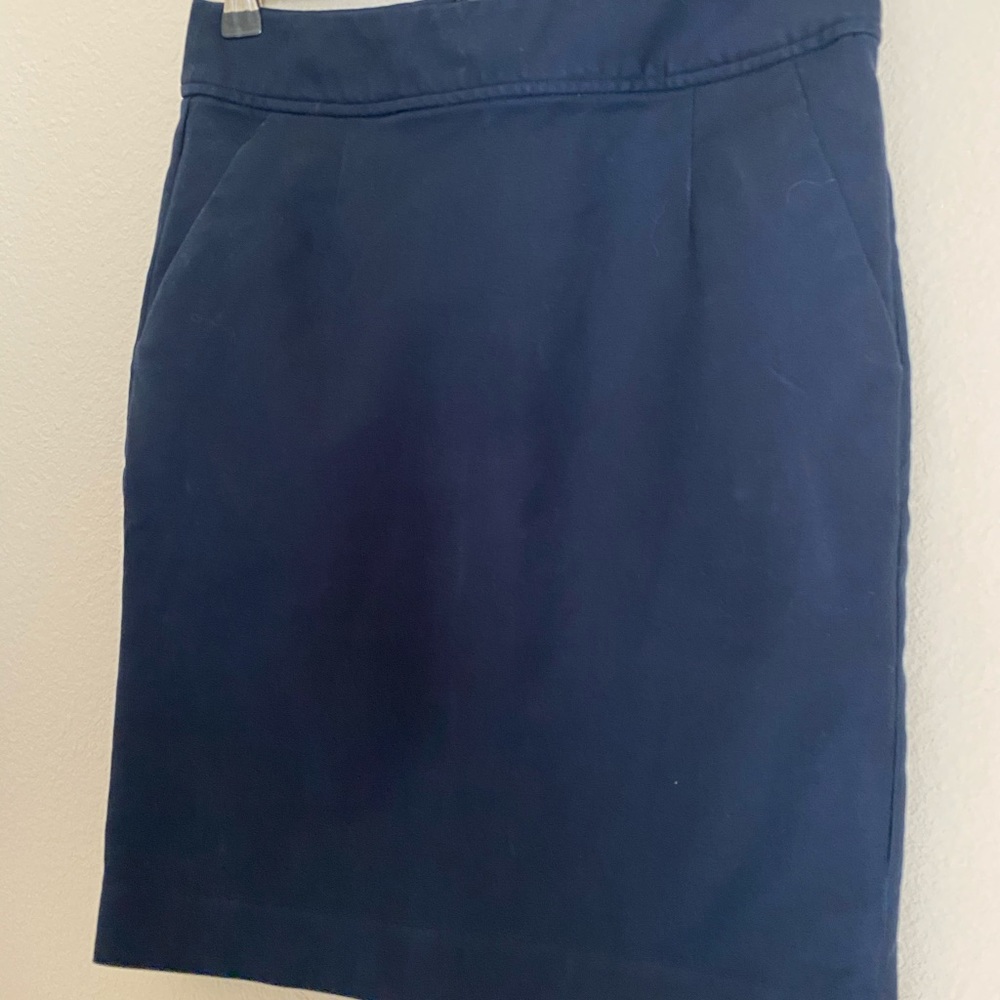 Banana Republic Navy Blue Skirt